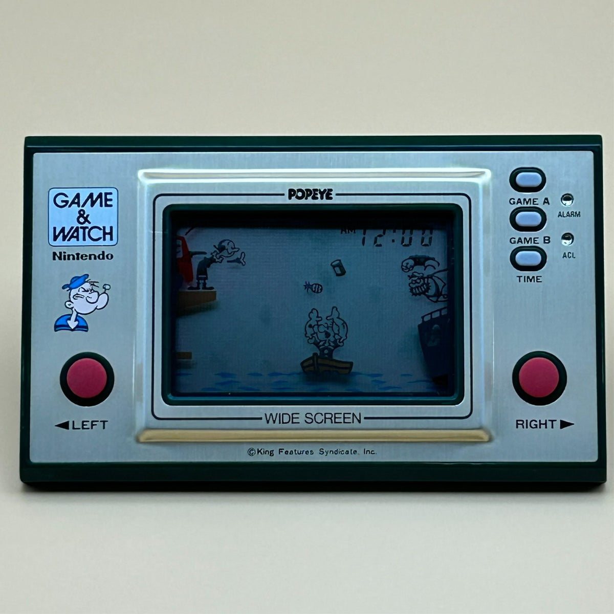 Nintendo Game & Watch POPEYE PP-23 1981 w/ Box Vintage Japan