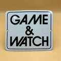 Nintendo Game & Watch Metal Shop Sign Vintage 1980s