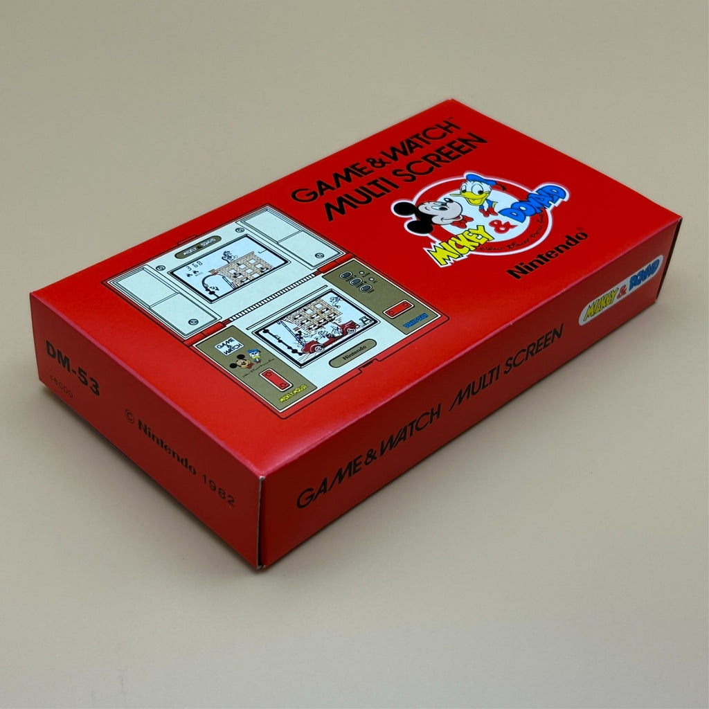 Nintendo Game & Watch MICKEY & DONALD DM-53 Multi Screen 1982 New Old Stock