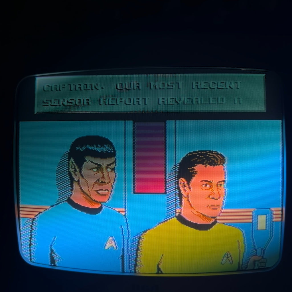 STAR TREK 25th Anniversary NES Game Authentic Nintendo Cart & Box Cleaned Tested
