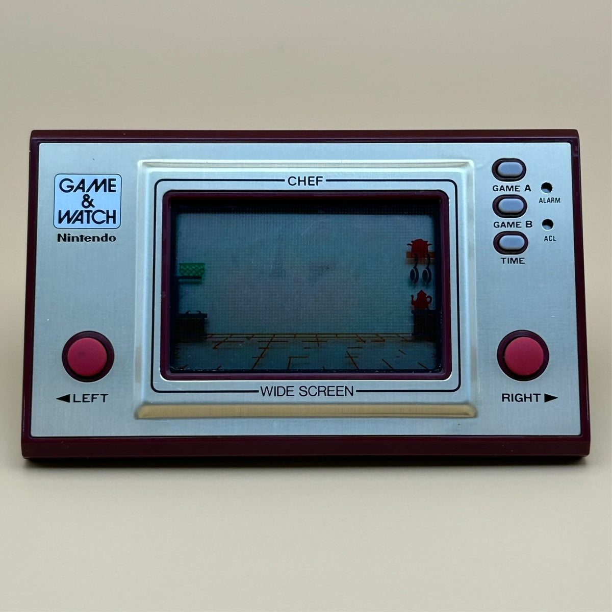 Nintendo Game & Watch CHEF FP-24 1981 w/ Box Vintage Japan