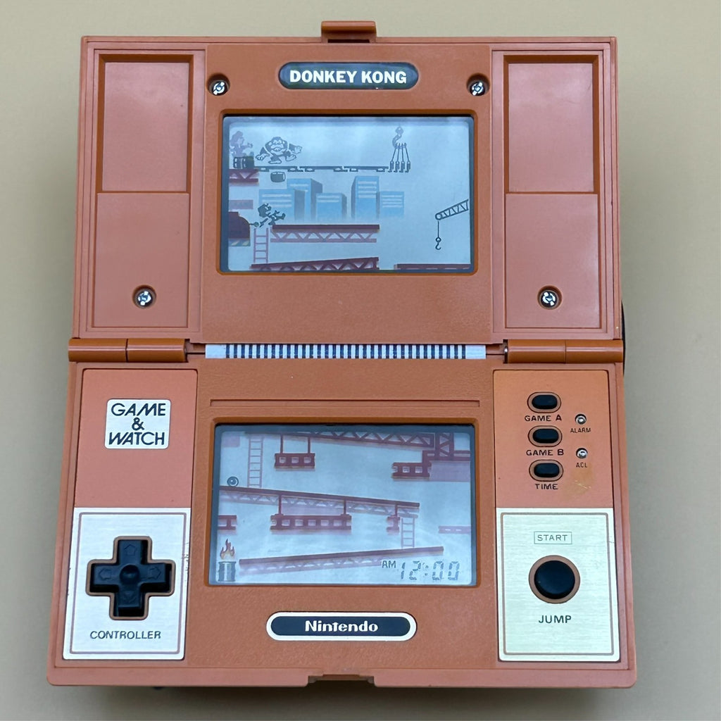 POCKETSIZE DONKEY KONG Nintendo Game & Watch DK-52 2nd Ed Rare "Sunset" Variant