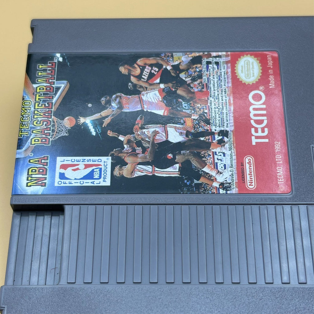 Tecmo NBA Basketball N7 "No Jordan" Variant - NES Nintendo Authentic Excellent