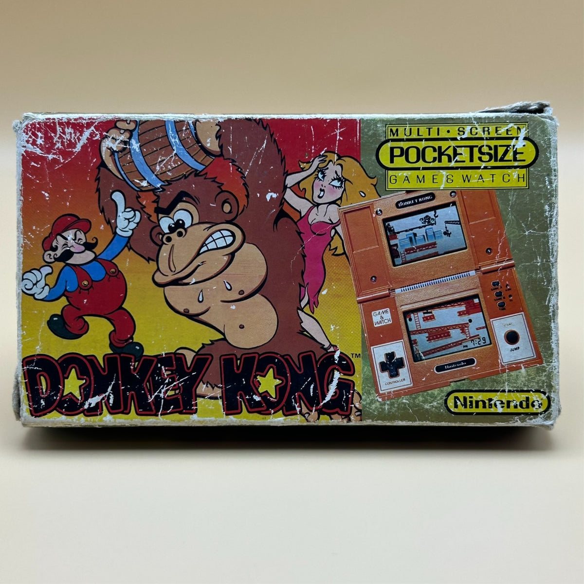 POCKETSIZE DONKEY KONG Nintendo Game & Watch DK-52 2nd Ed Rare "Sunset" Variant