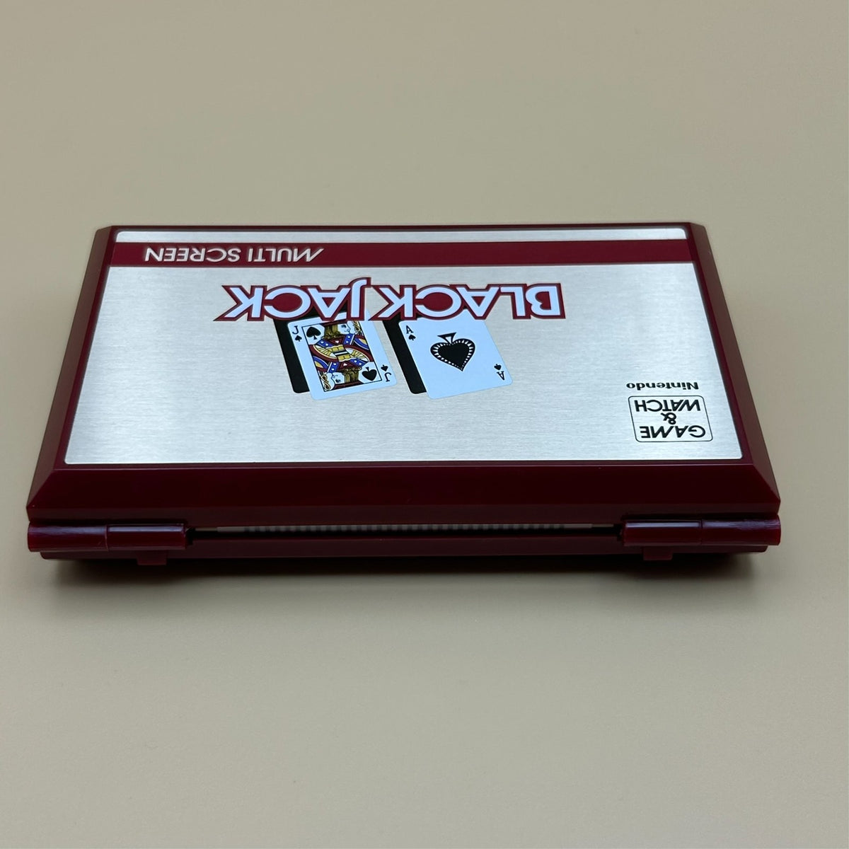BLACK JACK Nintendo Game & Watch BJ-60 Multi Screen 1985 Mint In Box