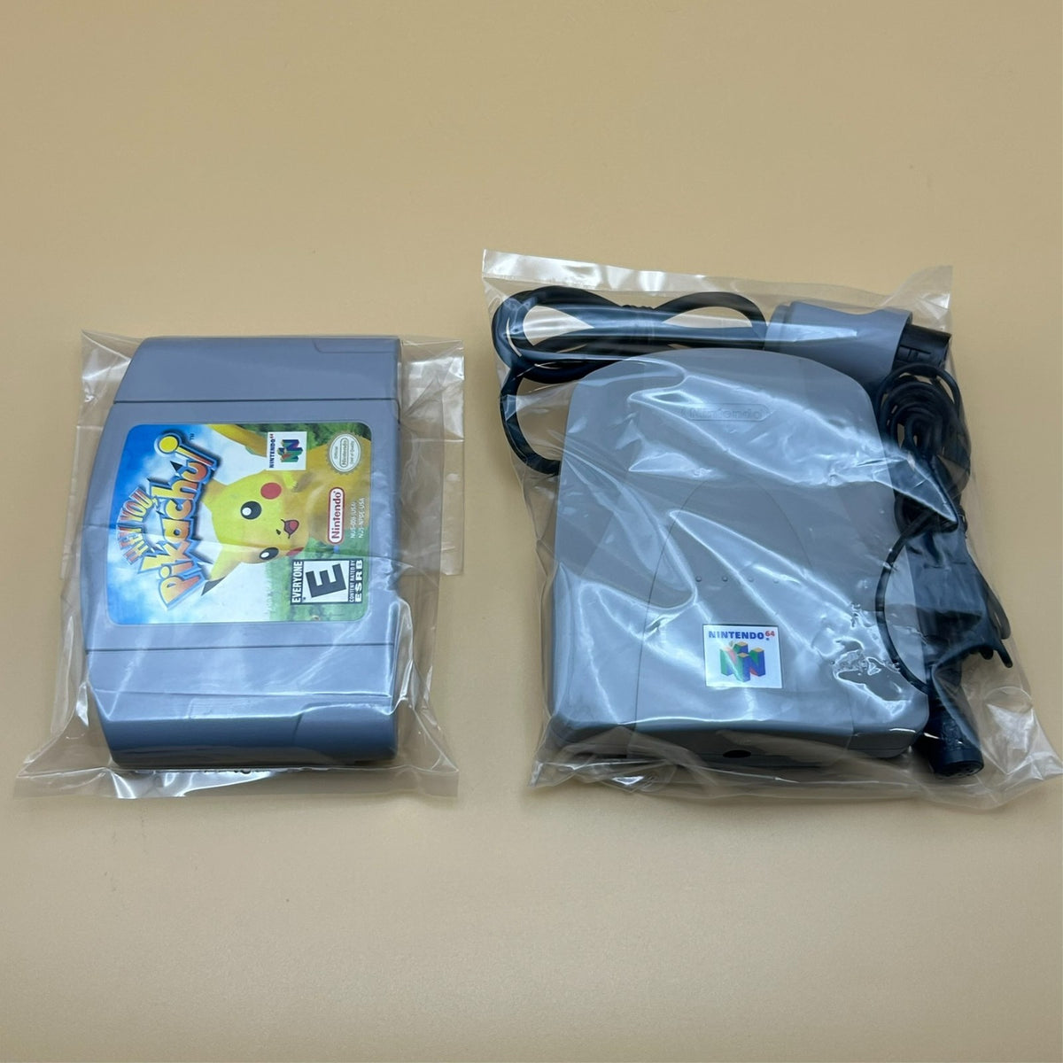 N64 Game Cart HEY YOU PIKACHU with VRU and Microphone Authentic Nintendo Tested