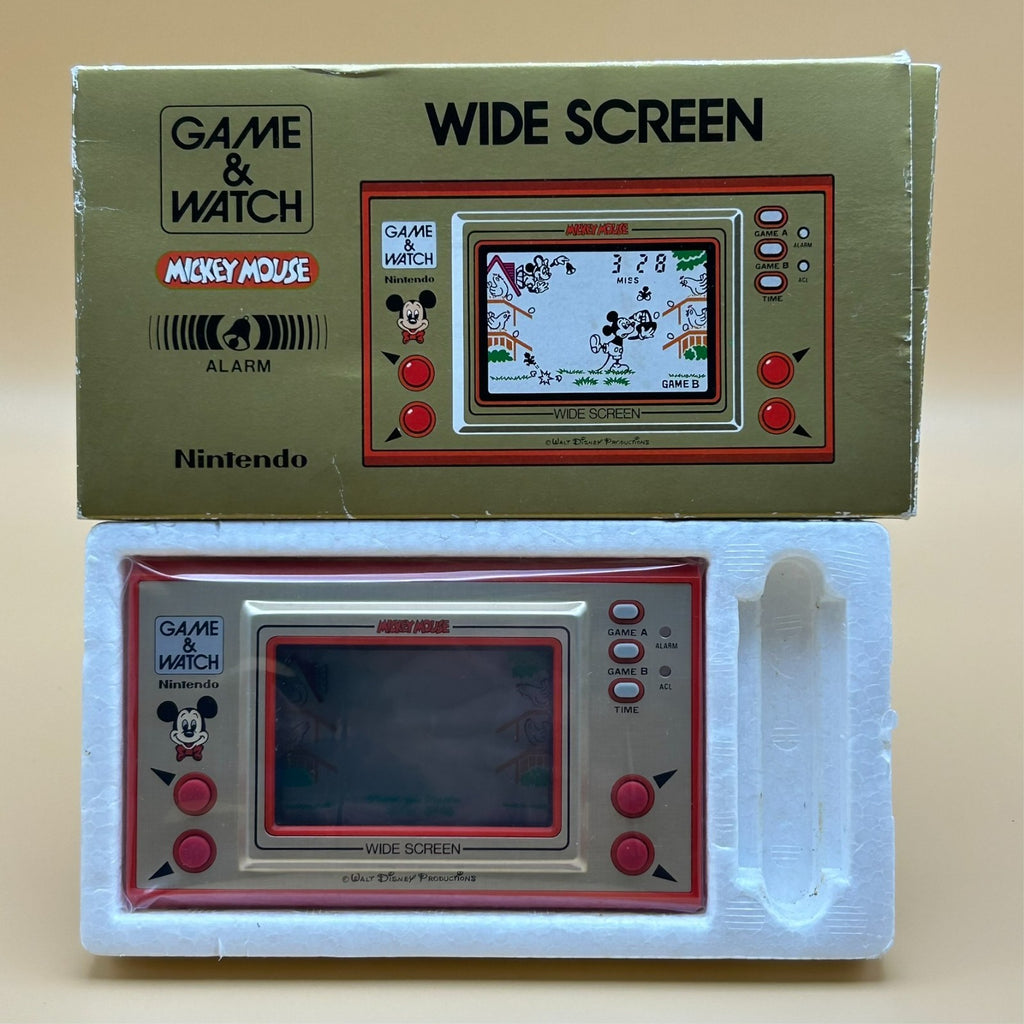 Nintendo Game & Watch MICKEY MOUSE MC-25 1981 w/ Box Vintage Japan