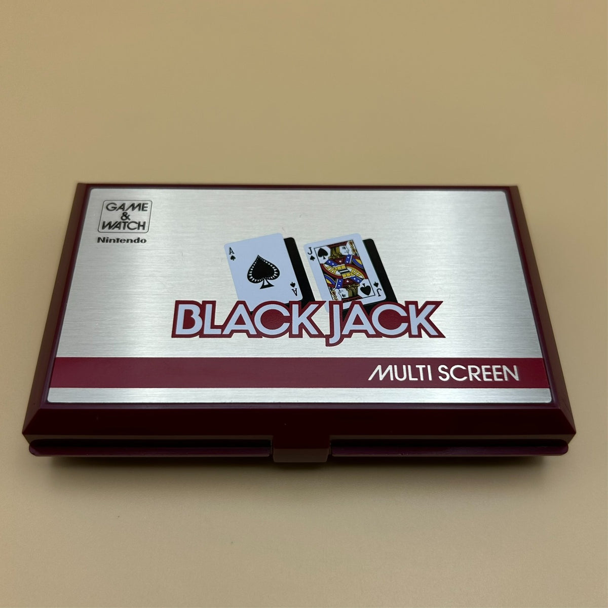 POCKETSIZE BLACK JACK Nintendo Game & Watch BJ-60 1985 Mint In Box