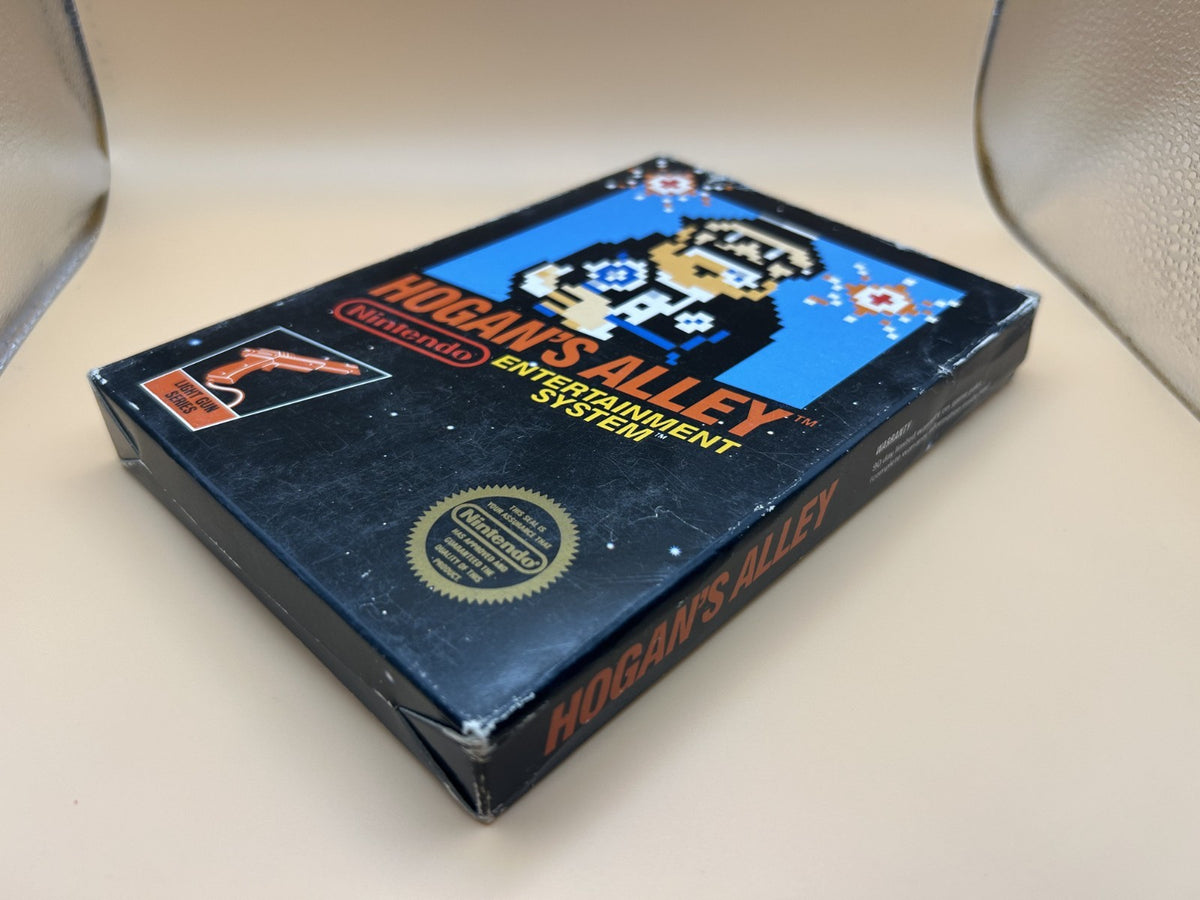 NES HOGAN'S ALLEY 5 Screw CIB Black Box Authentic Tested