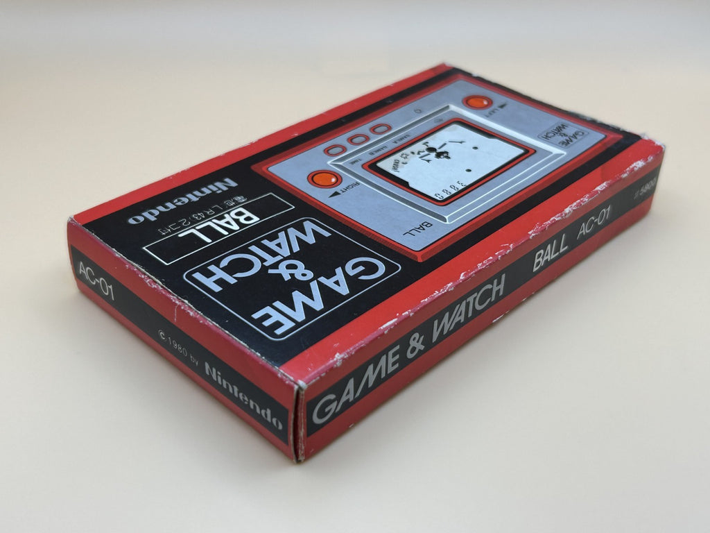 Nintendo Game & Watch 2nd Ed BALL AC-01 Silver Series 1980 With Box