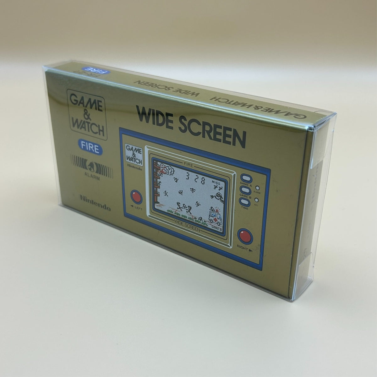 FIRE Nintendo Game & Watch Wide Screen FR-27 1981 New Old Stock NOS