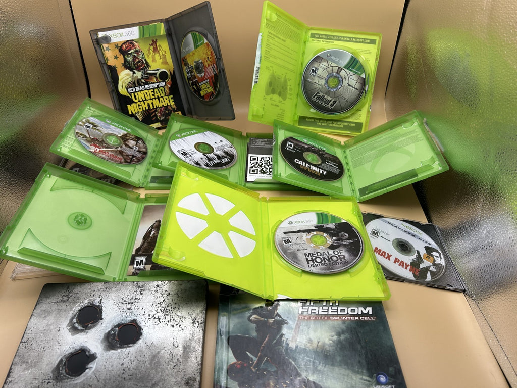 Xbox 360 Game Lot 10 Bundle Fallout 3 Red Dead Redemption Call of Duty
