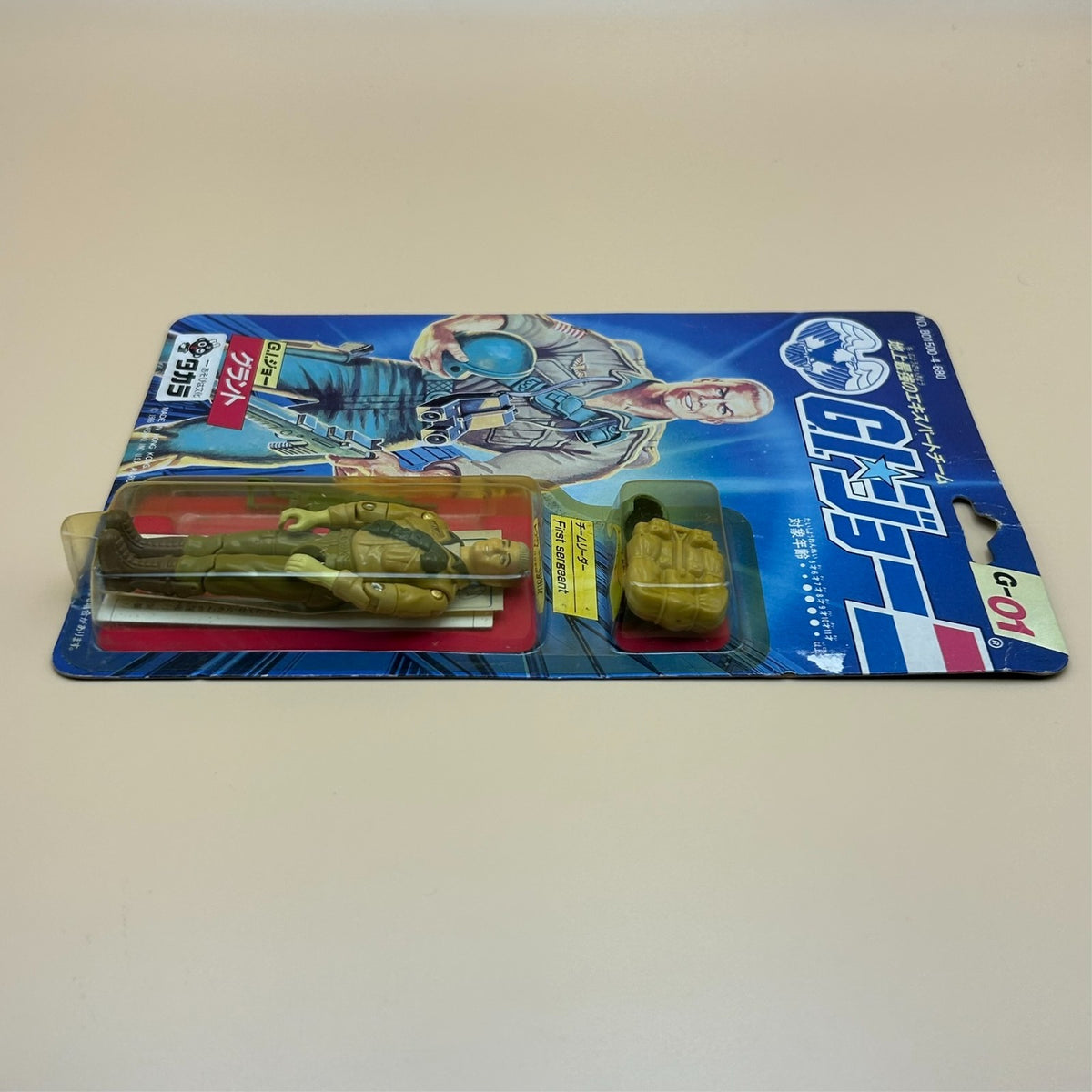 G.I. Joe Figure Takara 1st Sergeant DUKE GRANT MOC Sealed 1986 Vintage Japan NOS