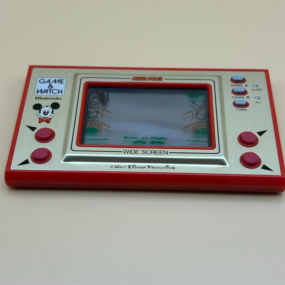 MICKEY MOUSE Nintendo Game & Watch MC-25 1981 MINT In Box