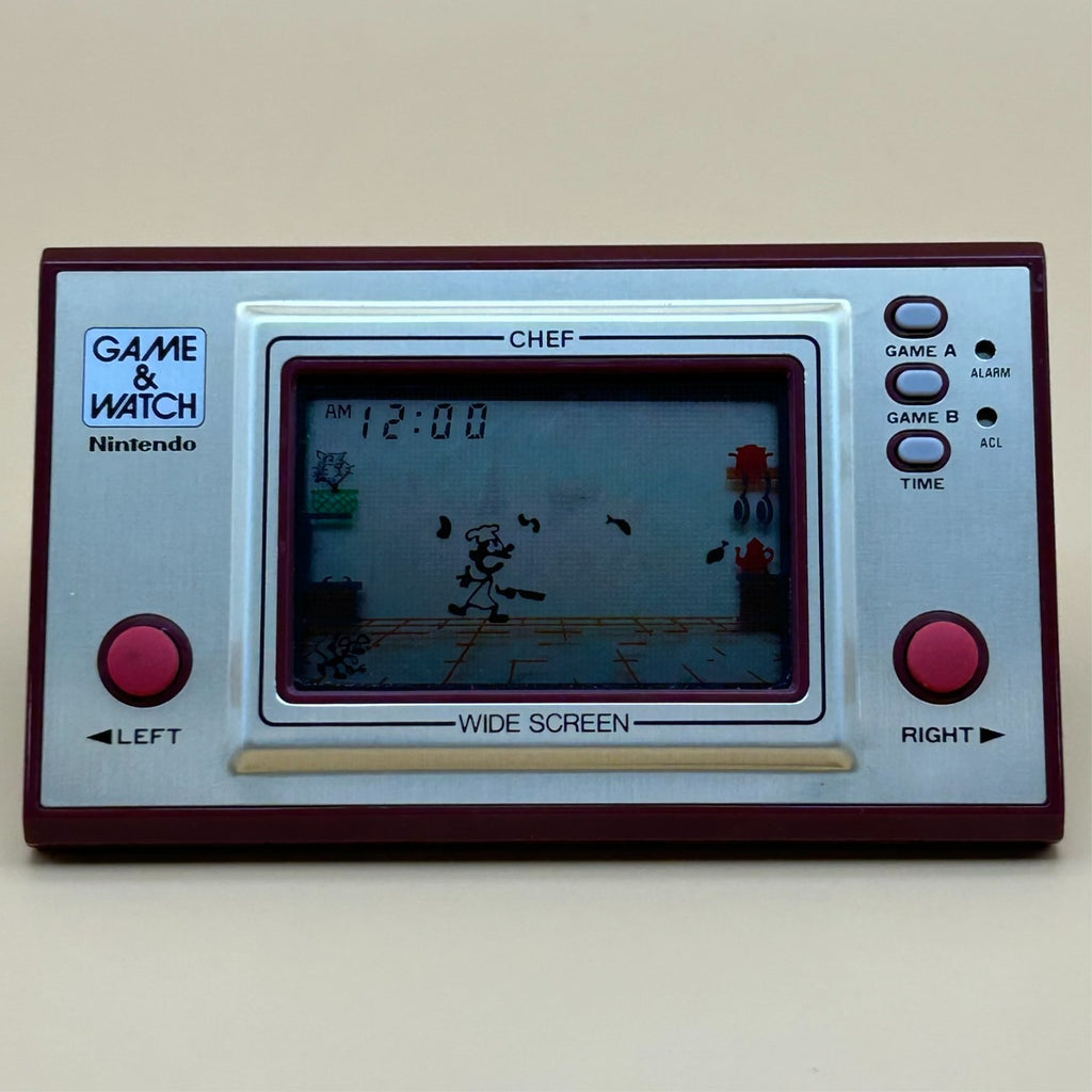 Nintendo Game & Watch CHEF FP-24 1981 w/ Box Vintage Japan