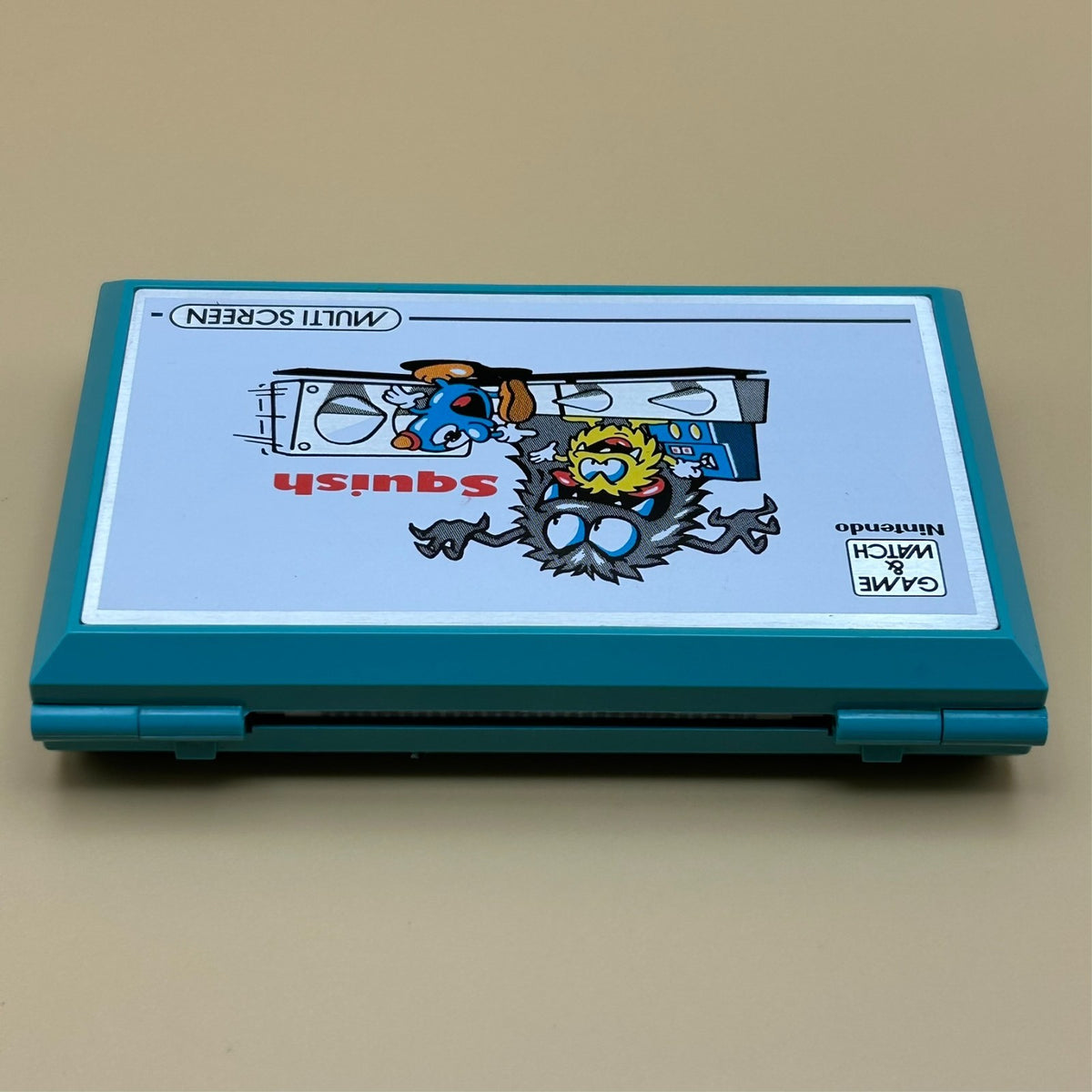 Nintendo Game & Watch SQUISH MG-61 1986 Near Mint