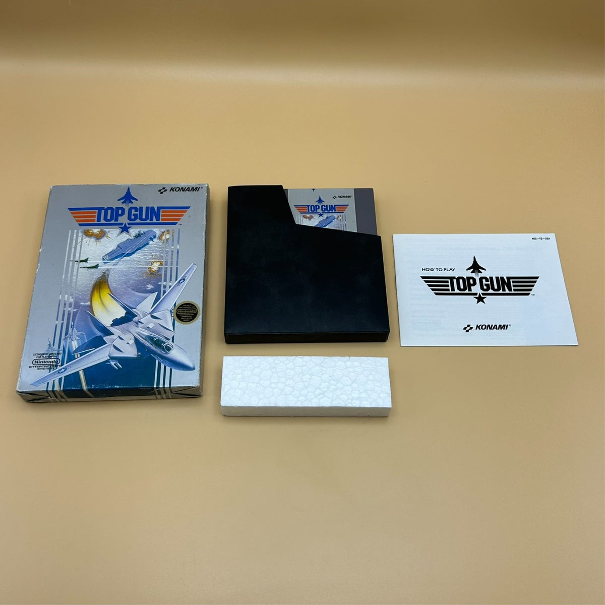 Nintendo NES Lot 5 Screw TOP GUN & BREAKTHRU Boxed 1980s