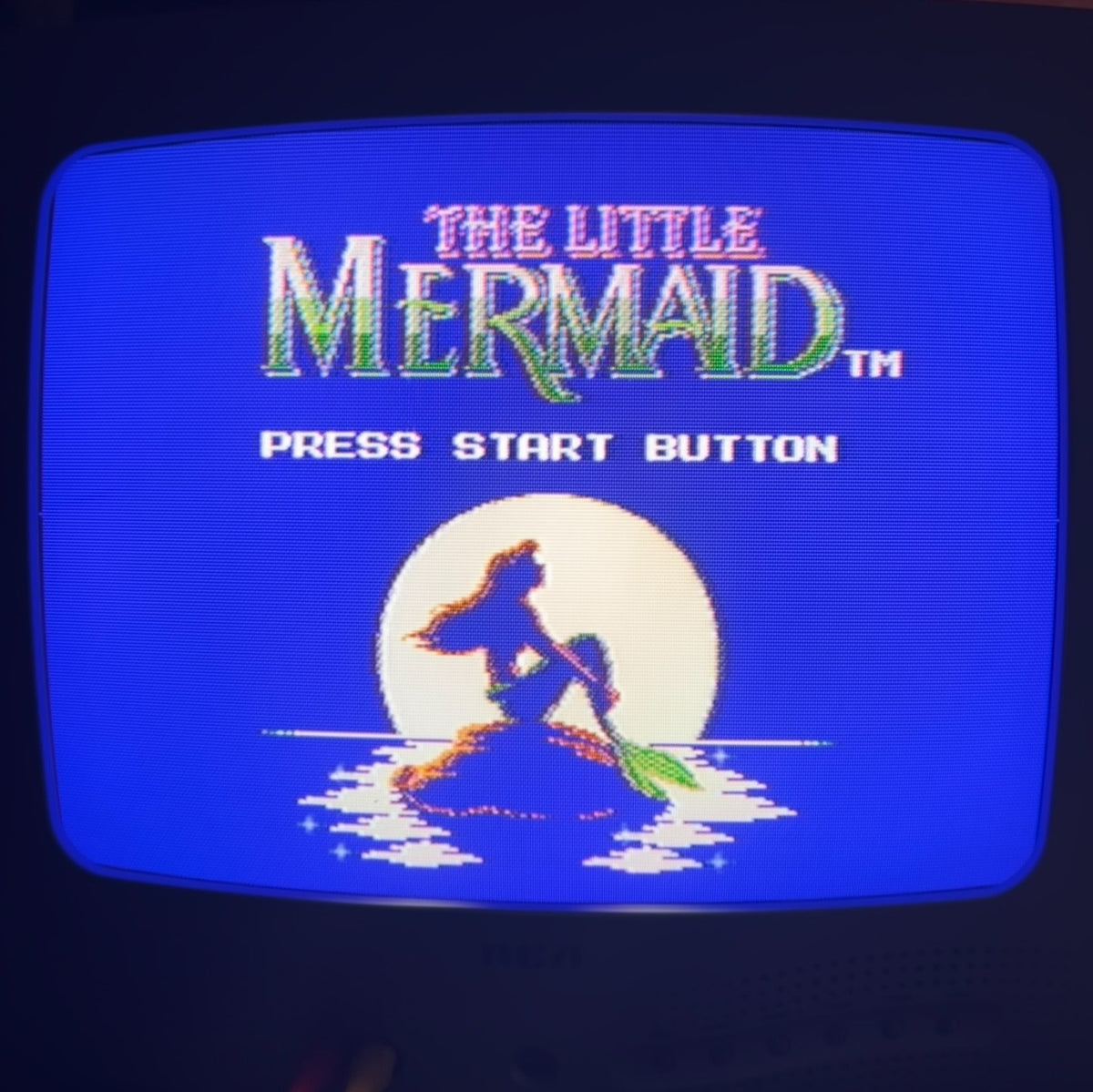 Disney's THE LITTLE MERMAID NES Game Authentic Nintendo Cart Cleaned & Tested