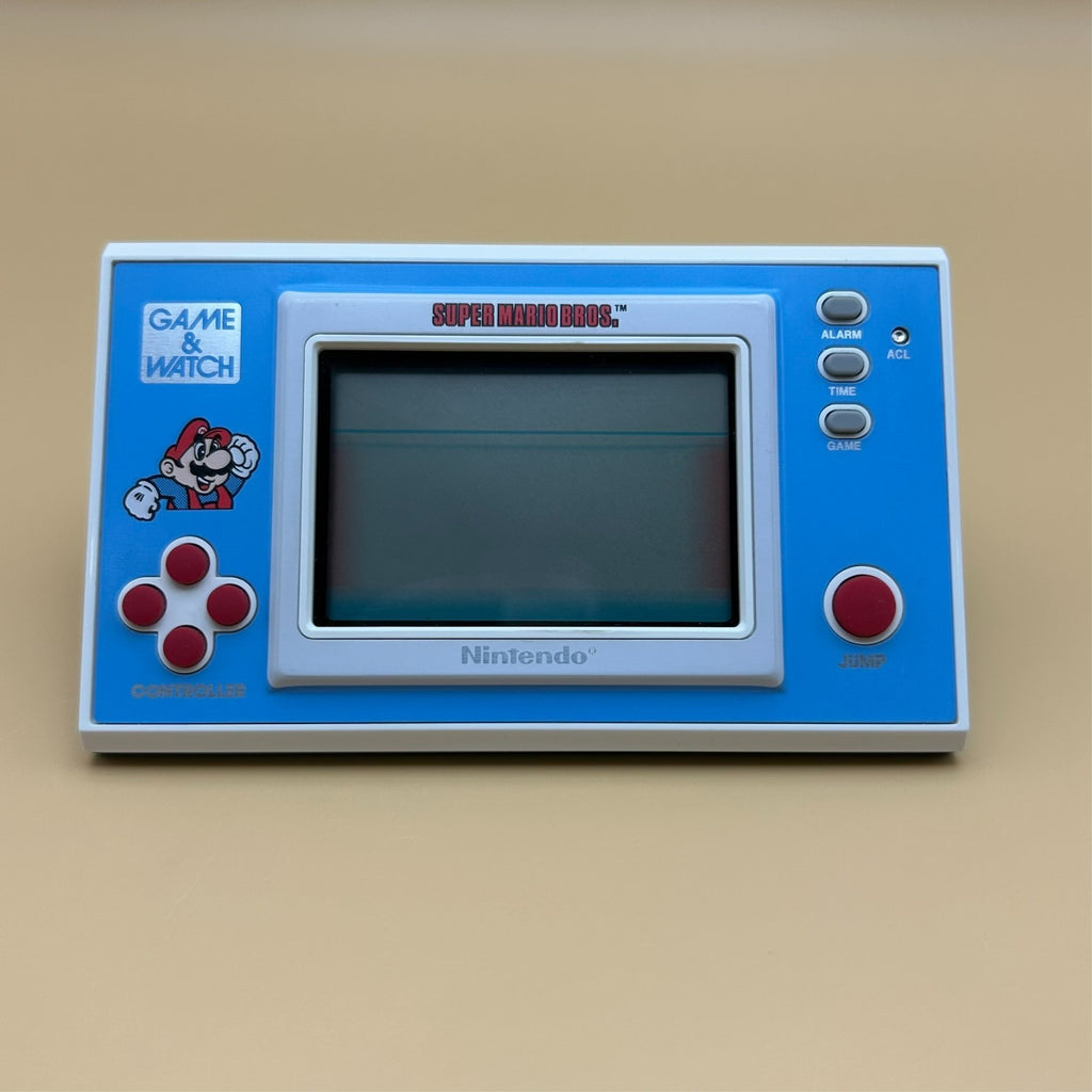 SUPER MARIO BROS. Nintendo Game & Watch YM-105 New Wide Series w/ Box NMIB 1988
