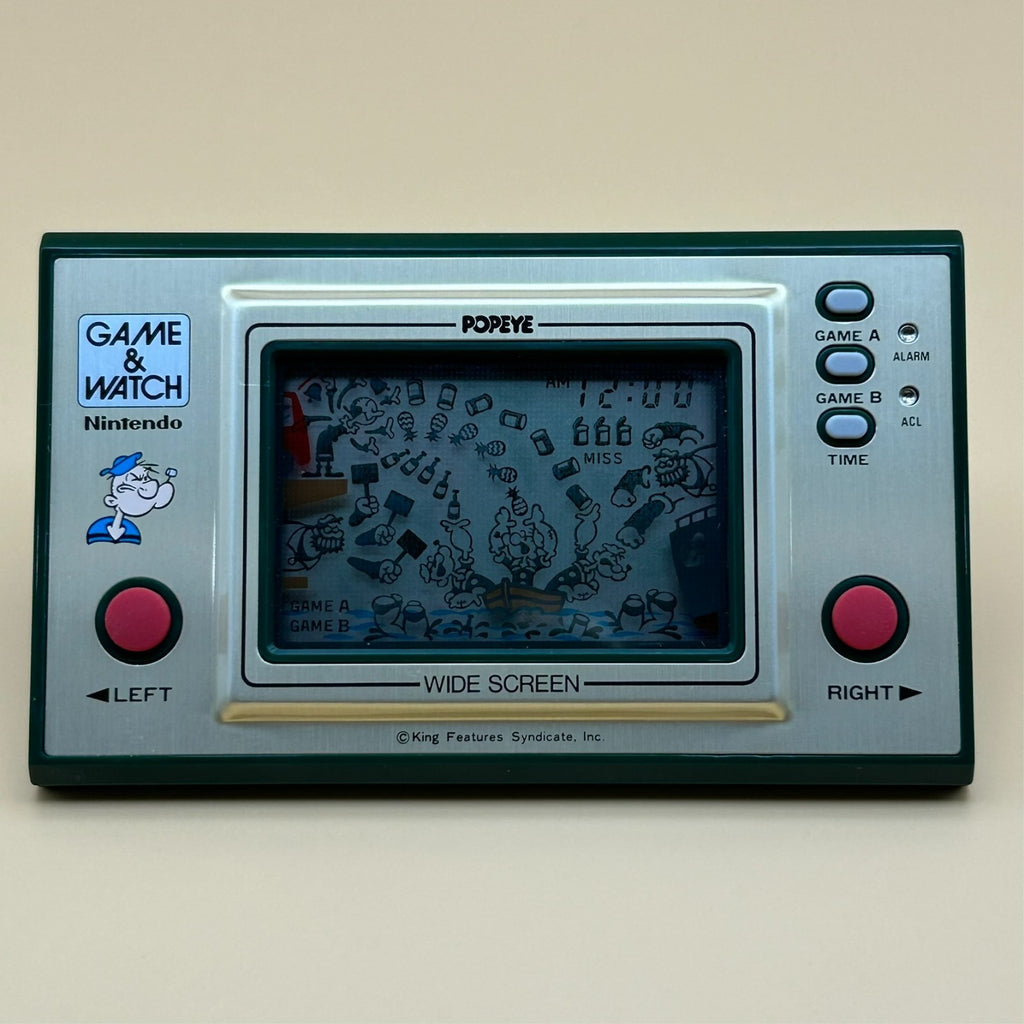 Nintendo Game & Watch POPEYE PP-23 1981 w/ Box Vintage Japan