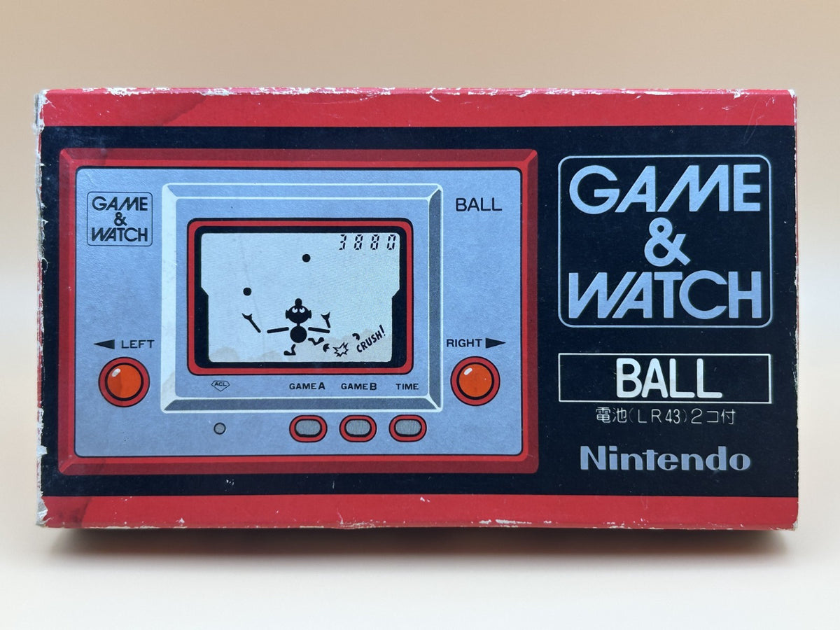 Nintendo Game & Watch 2nd Ed BALL AC-01 Silver Series 1980 With Box