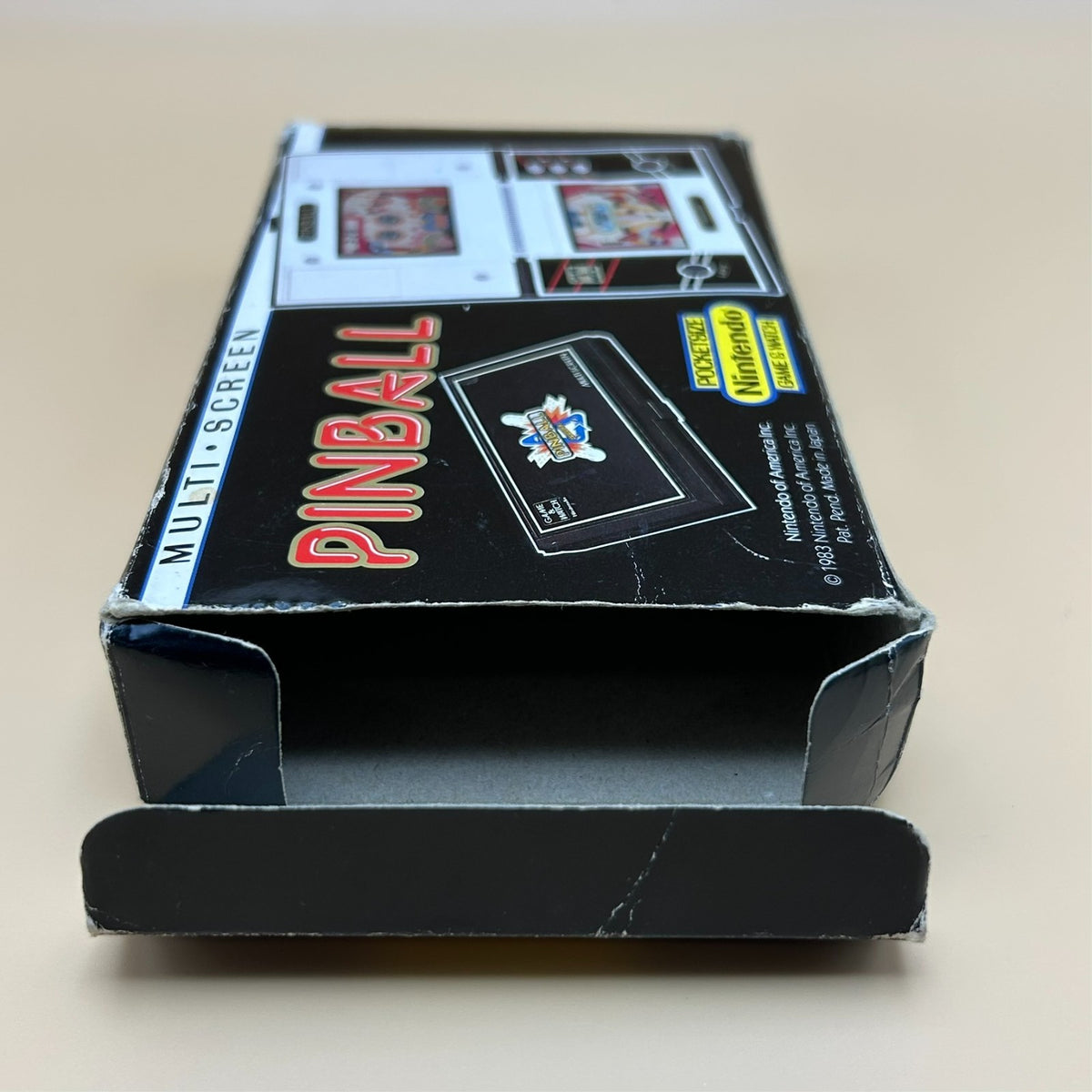 POCKETSIZE PINBALL Nintendo Game & Watch  PB-59 1983 Near Mint In Box