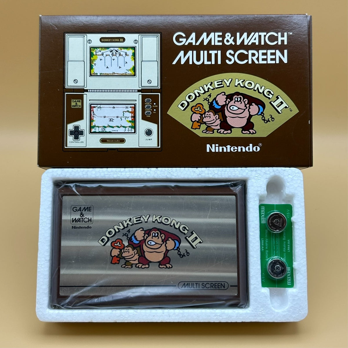 Nintendo Game & Watch DONKEY KONG II 2 JR-55 1983 New Old Stock
