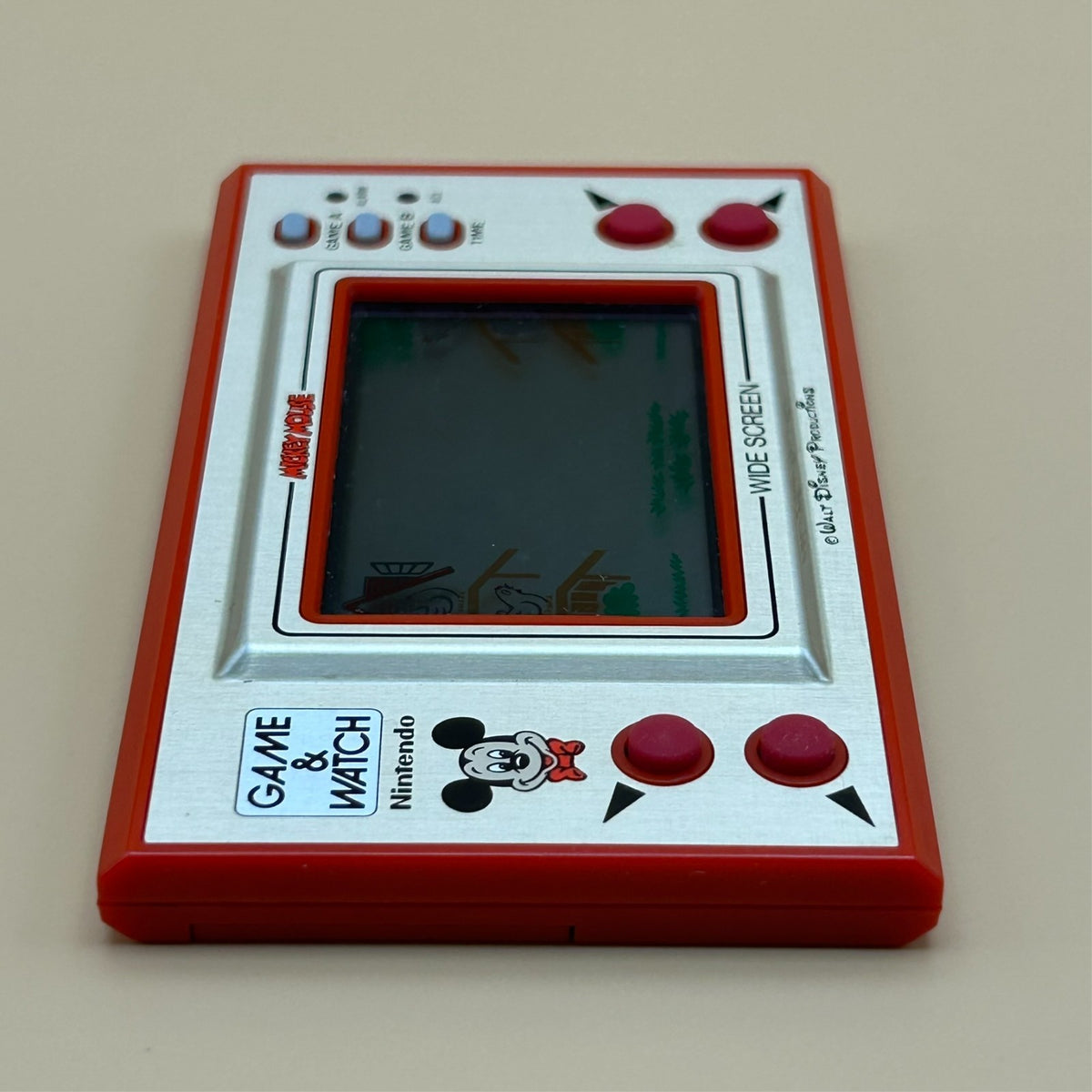 Nintendo Game & Watch MICKEY MOUSE MC-25 1981 w/ Box Vintage Japan