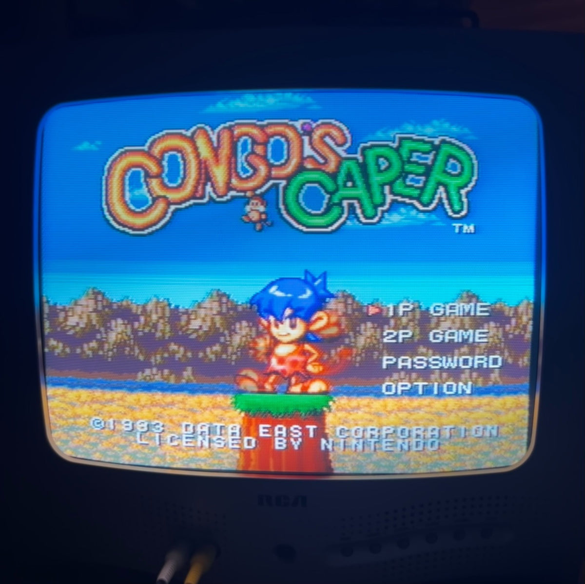 SNES CONGO'S CAPER Authentic Super Nintendo Game Cart Cleaned & Tested