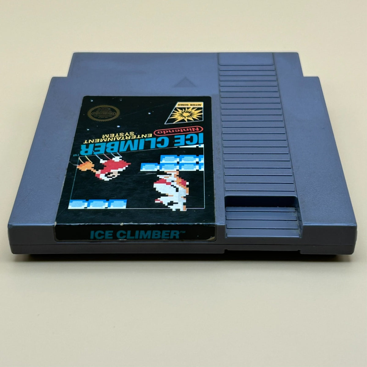 Nintendo NES Game Cart ICE CLIMBER Authentic Vintage Cleaned & Tested