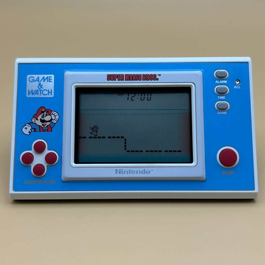 SUPER MARIO BROS. Nintendo Game & Watch YM-105 New Wide Series w/ Box NMIB 1988
