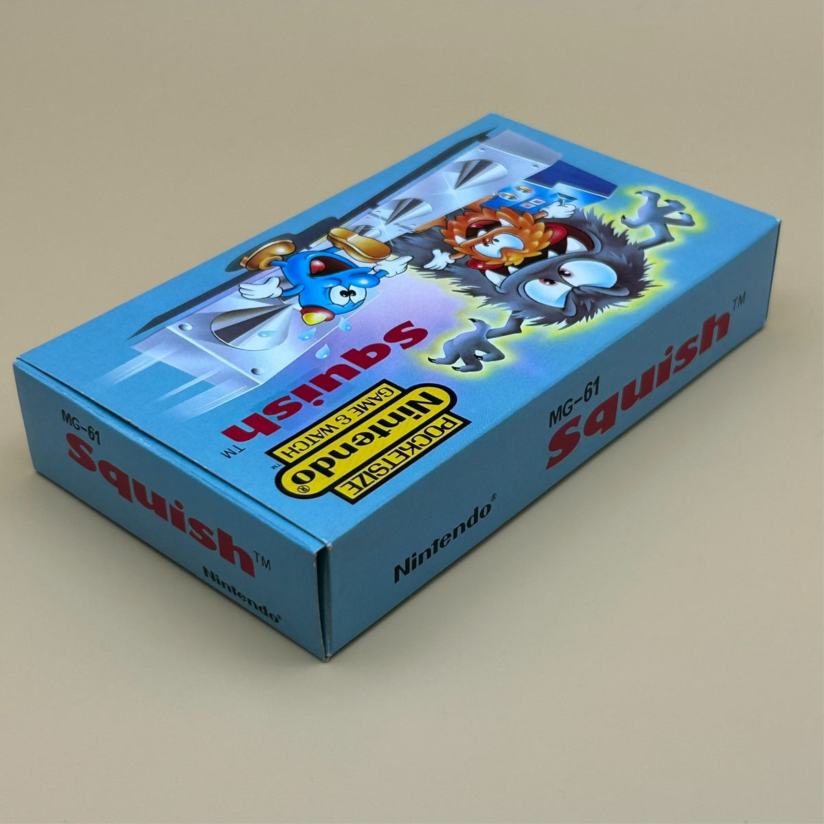 Nintendo Game & Watch SQUISH MG-61 MIB 1986 MINT IN BOX