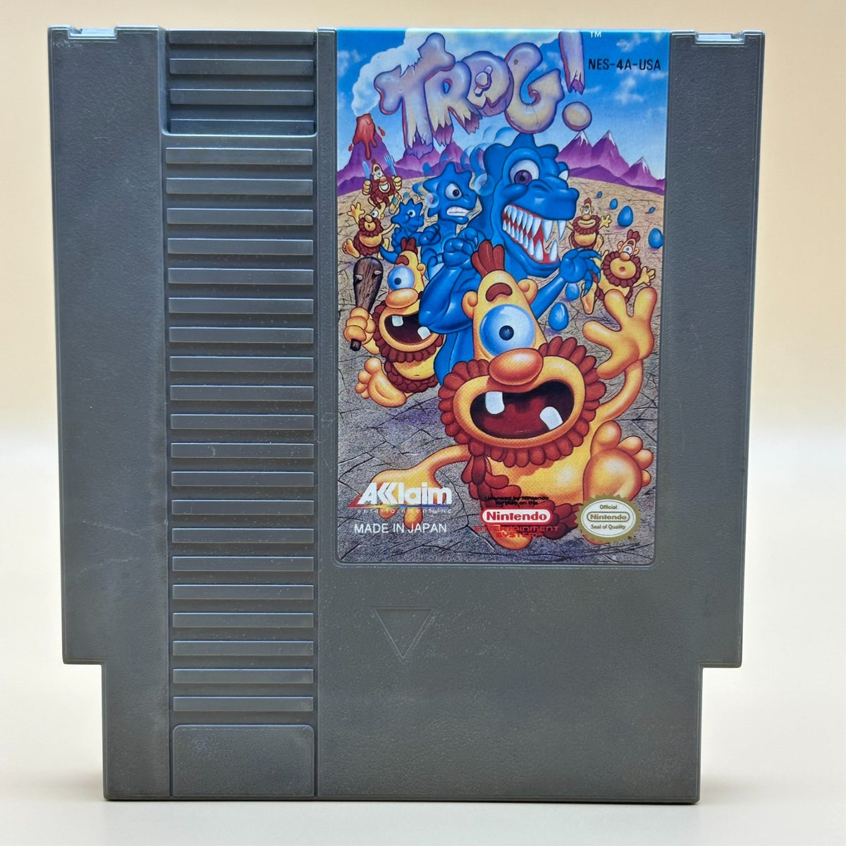 TROG! TROG NES Authentic Nintendo Cart Cleaned & Tested