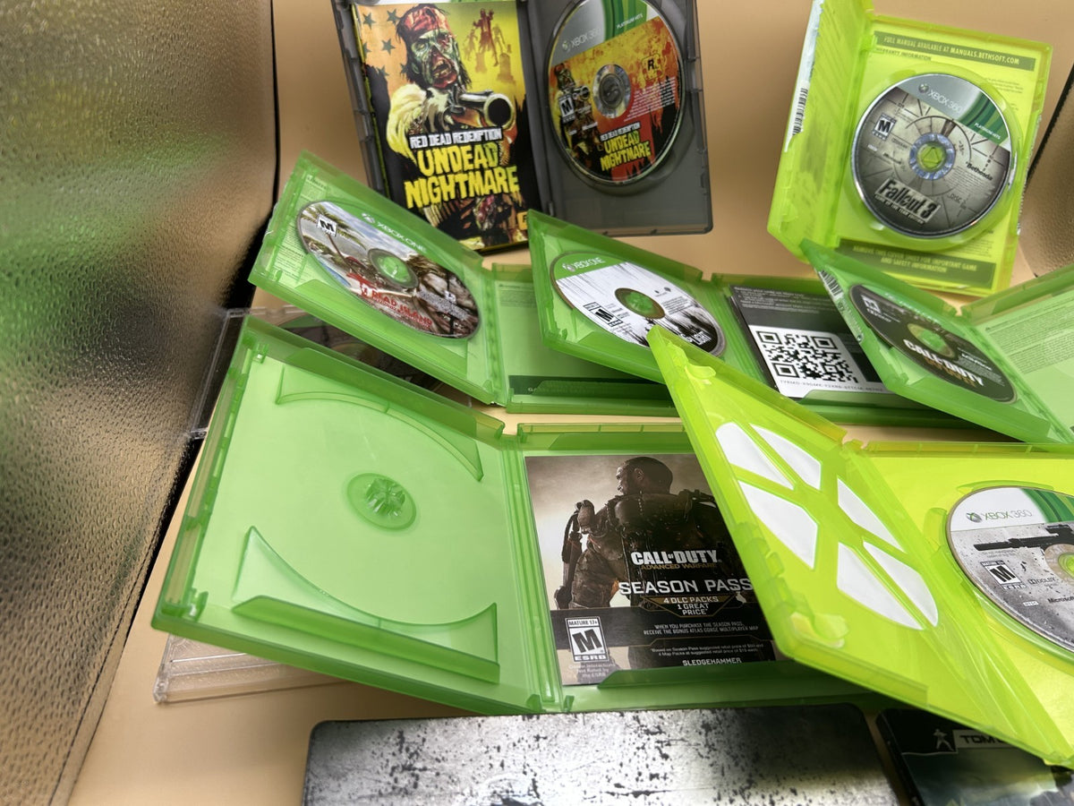 Xbox 360 Game Lot 10 Bundle Fallout 3 Red Dead Redemption Call of Duty