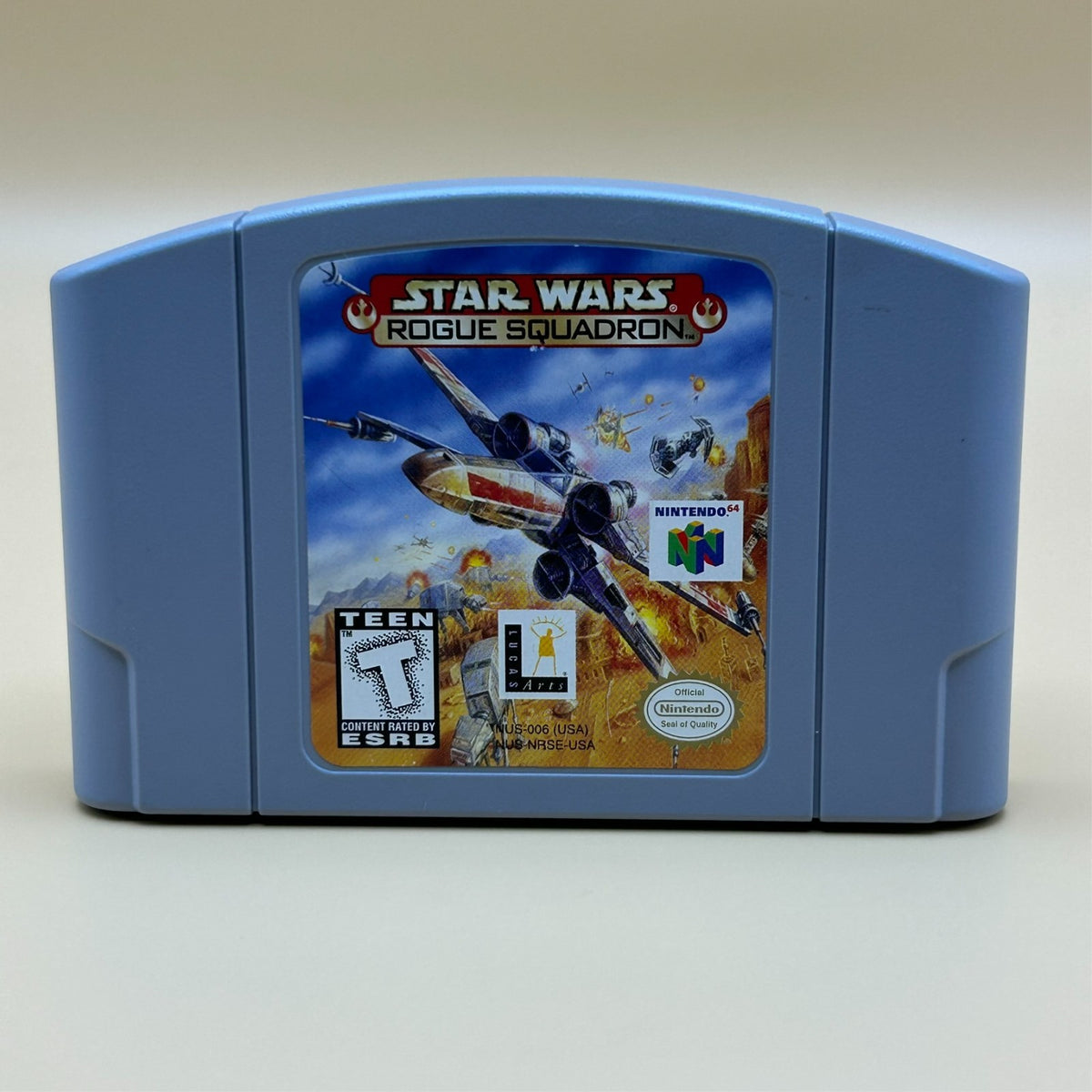 N64 Game Cart STAR WARS ROGUE SQUADRON Authentic Nintendo Cleaned & Tested