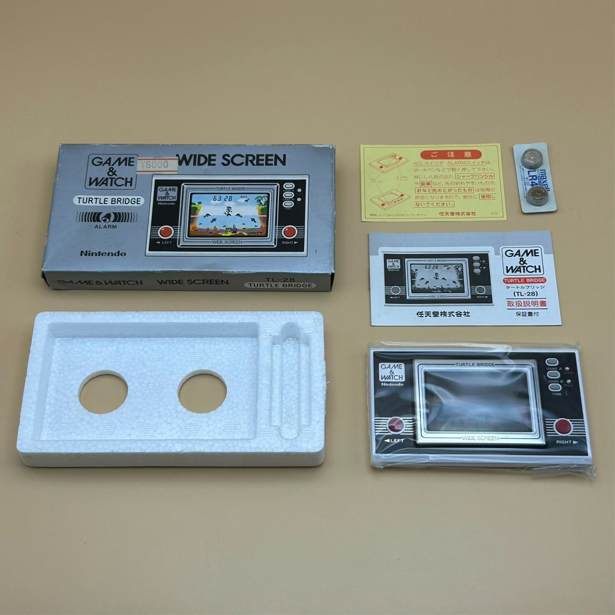Nintendo Game & Watch TURTLE BRIDGE TL-23 1982 Vintage Japan New Old Stock