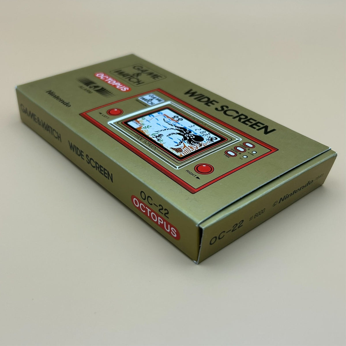 OCTOPUS Nintendo Game & Watch Wide Screen OC-22 1981 New Old Stock NOS