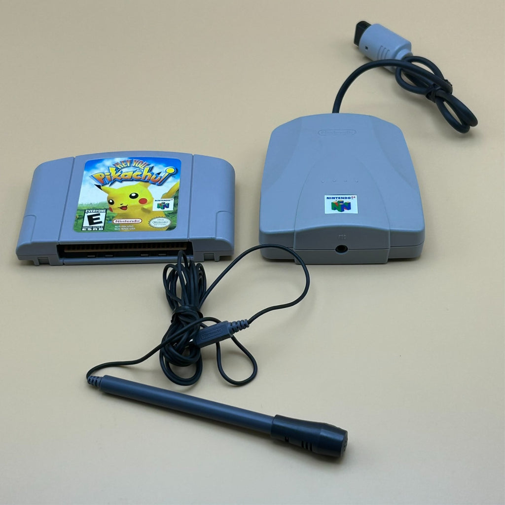 N64 Game Cart HEY YOU PIKACHU with VRU and Microphone Authentic Nintendo Tested