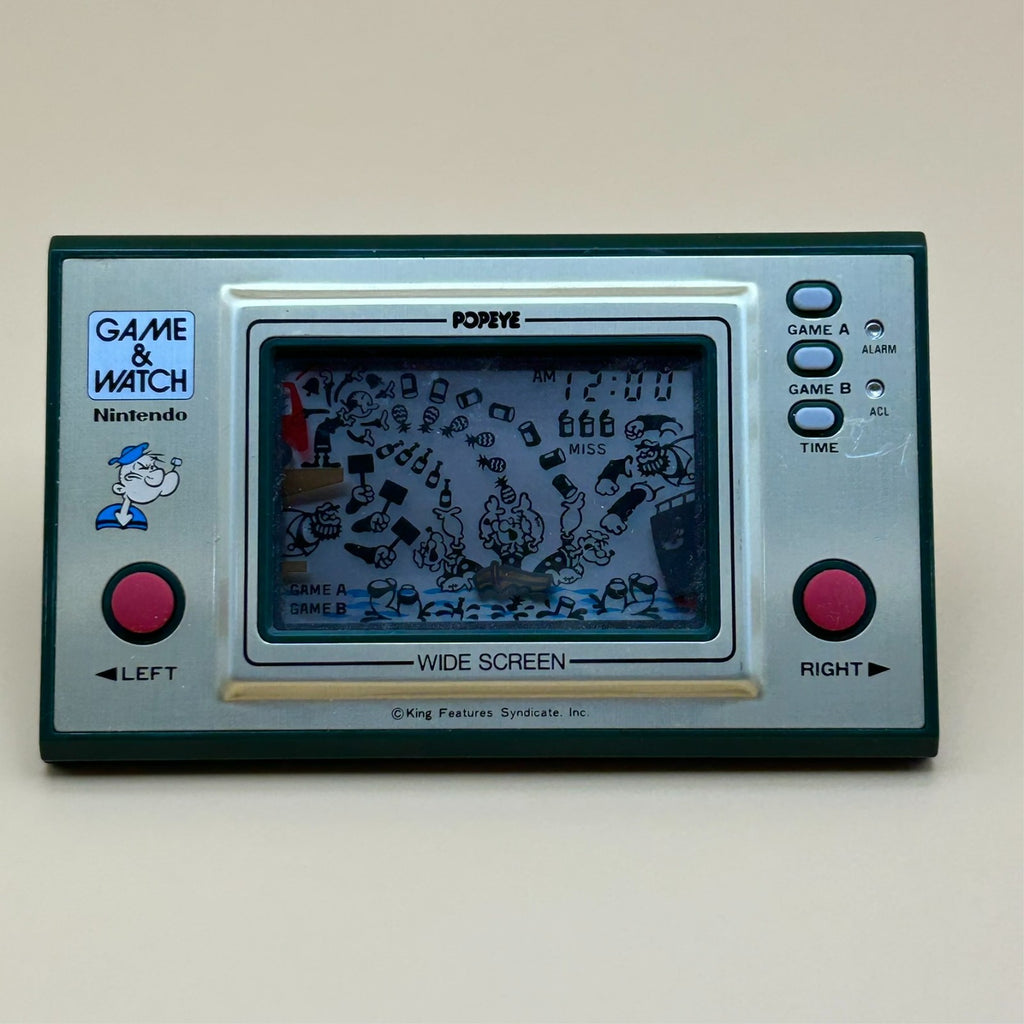 POCKETSIZE POPEYE Nintendo Game & Watch PP-23 Vintage NOA
