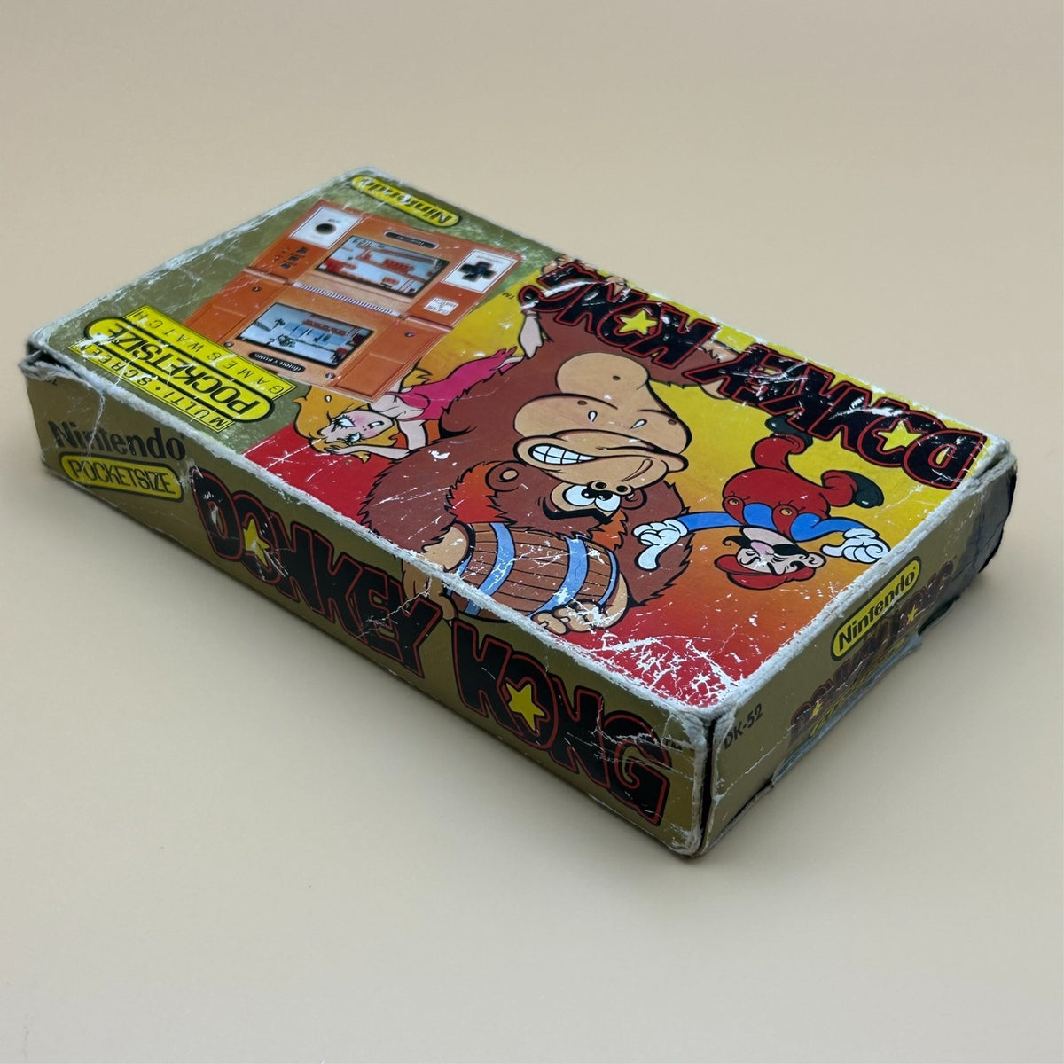 POCKETSIZE DONKEY KONG Nintendo Game & Watch DK-52 2nd Ed Rare "Sunset" Variant