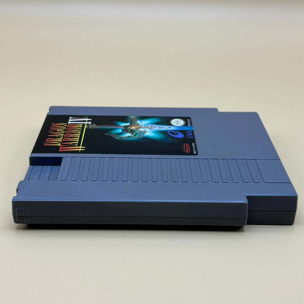 Nintendo NES Game DRAGON WARRIOR IV 4 Authentic Cart Cleaned & Tested