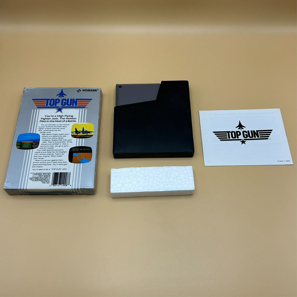 Nintendo NES Lot 5 Screw TOP GUN & BREAKTHRU Boxed 1980s
