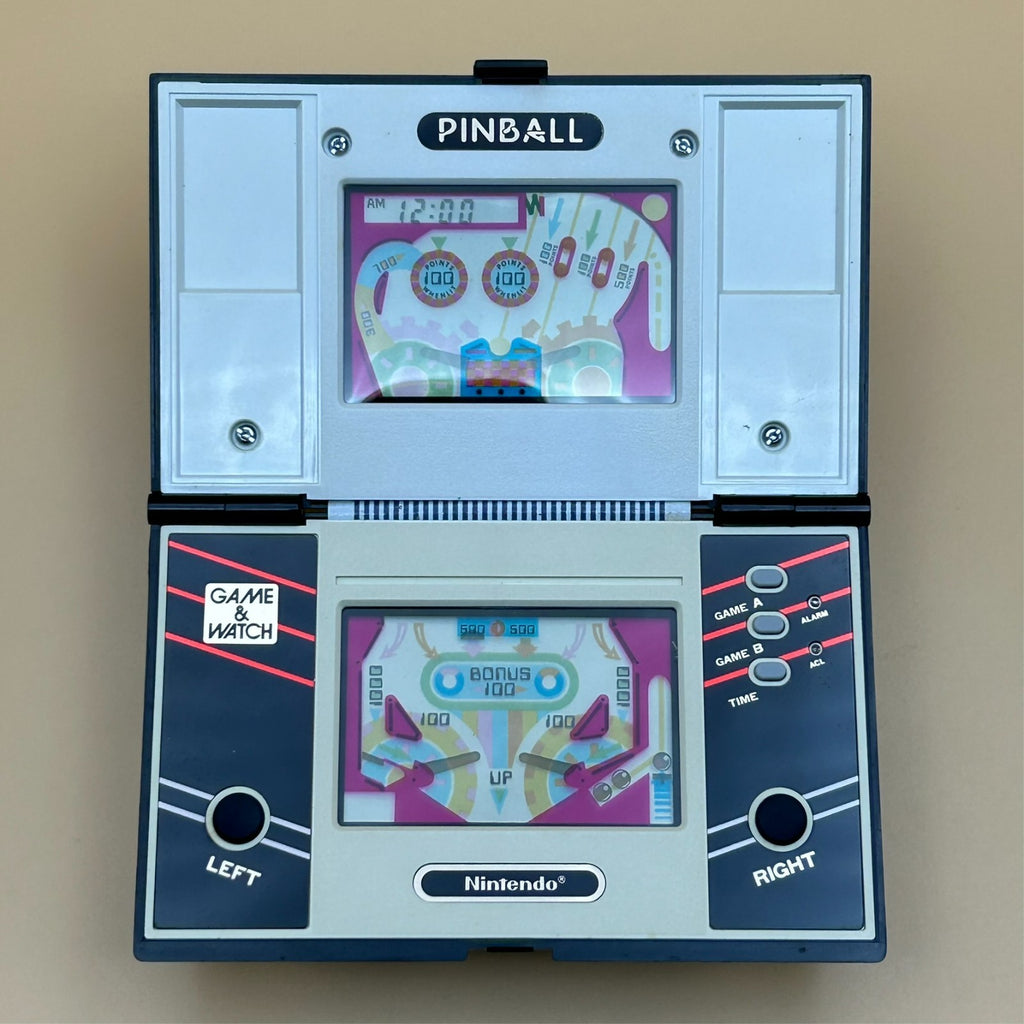 POCKETSIZE PINBALL Nintendo Game & Watch  PB-59 1983 Near Mint In Box