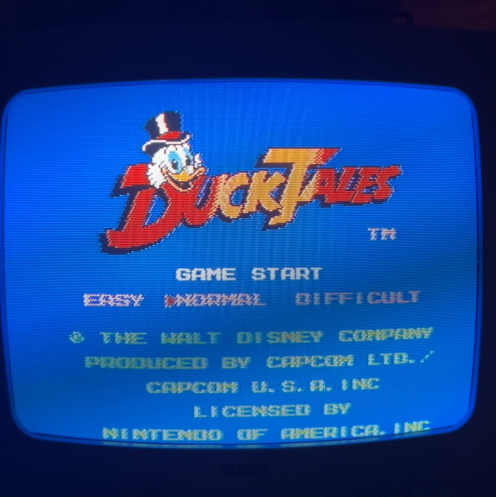 DISNEY'S DUCK TALES / TALESPIN / RESCUE RANGERS NES Authentic Nintendo Tested