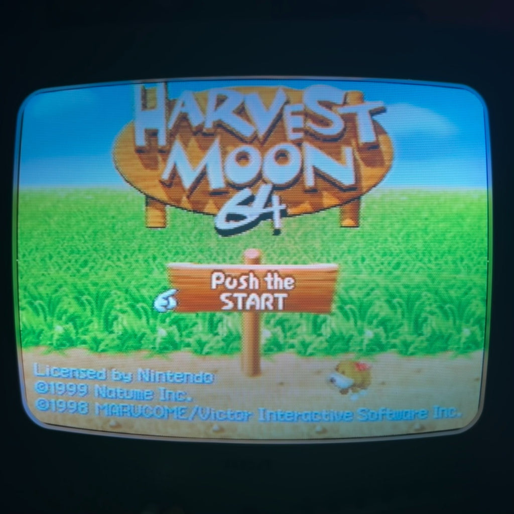 N64 Game Cart HARVEST MOON 64 Authentic Nintendo Cleaned & Tested
