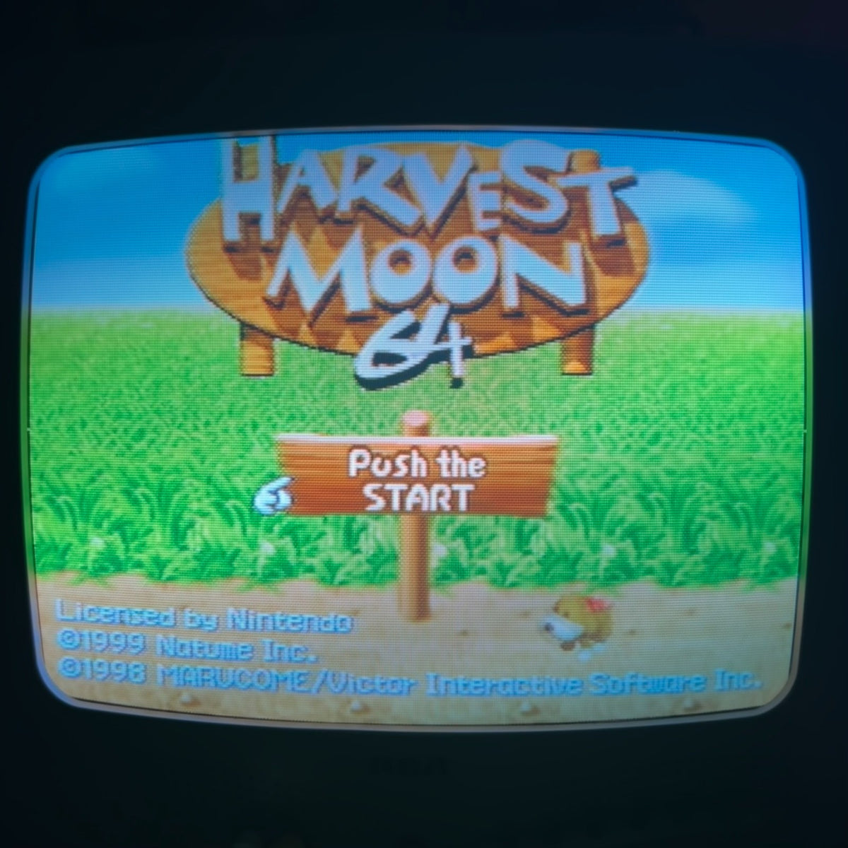 N64 Game Cart HARVEST MOON 64 Authentic Nintendo Cleaned & Tested