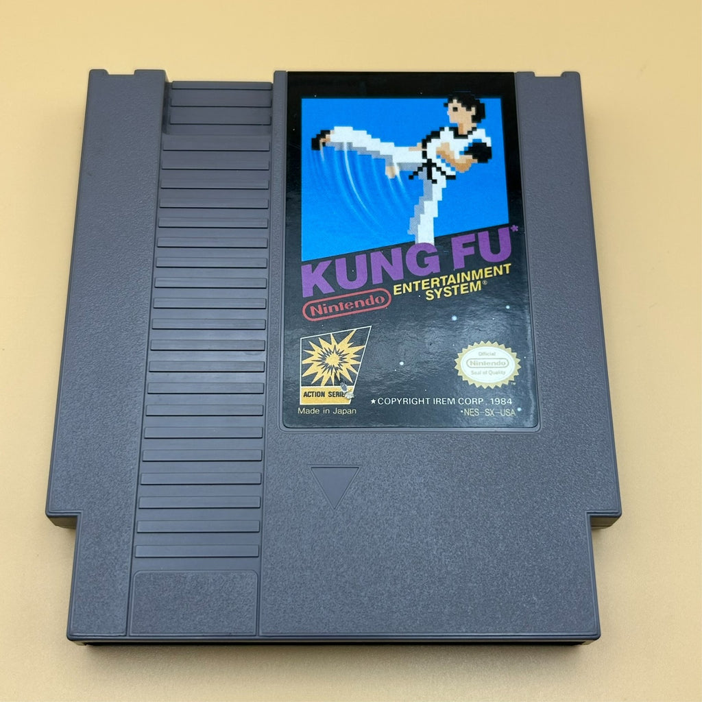KUNG FU NES Game Authentic Nintendo Entertainment System Cart w/ Black Box
