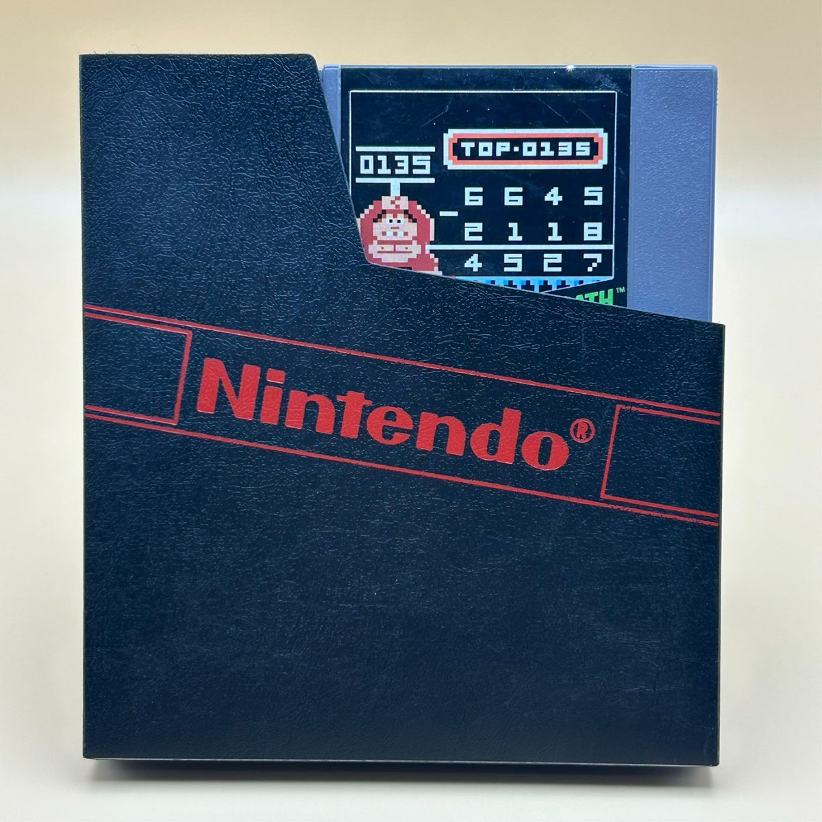 Nintendo NES Game Cart DONKEY KONG JR. MATH Authentic Vintage Cleaned & Tested