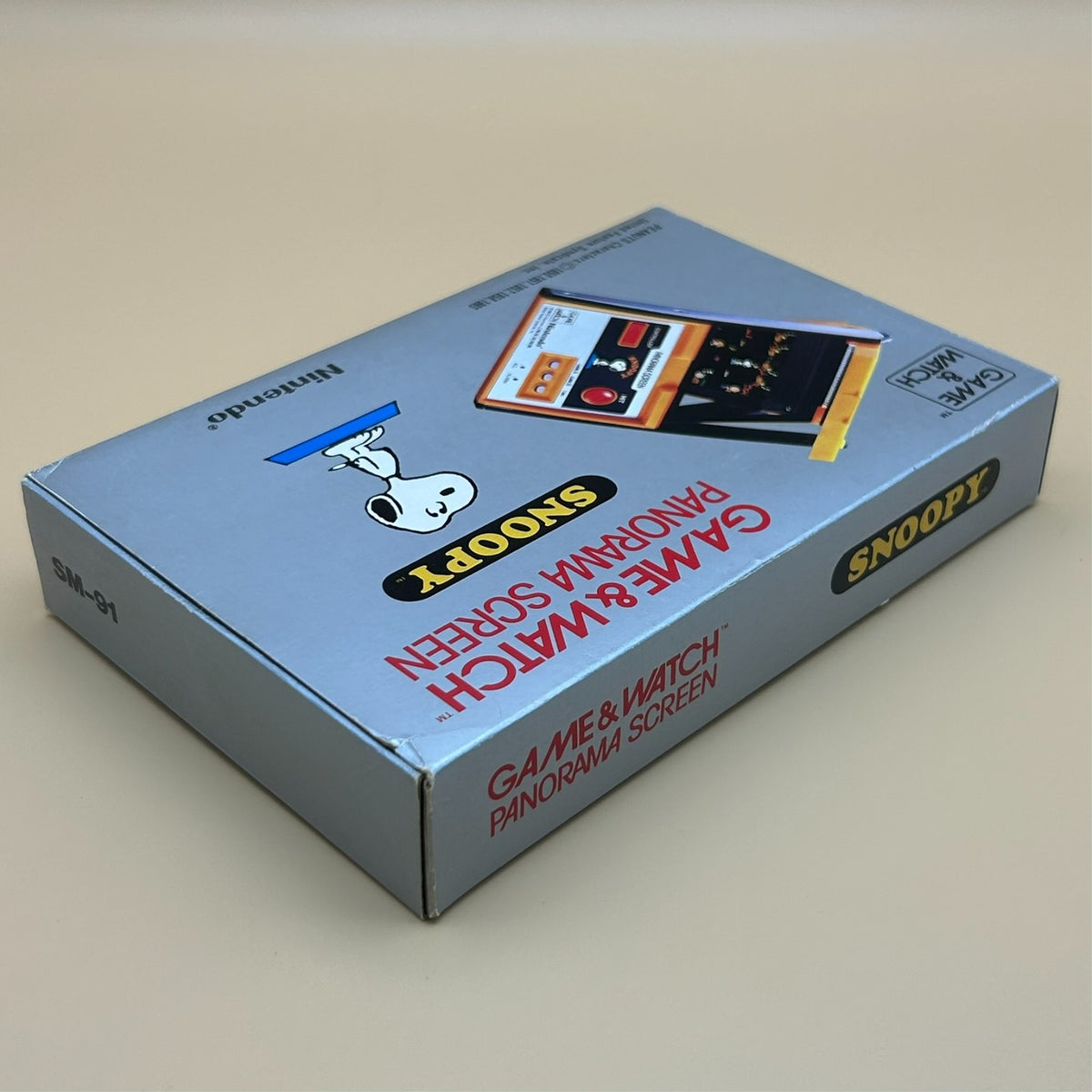 SNOOPY PANORAMA SCREEN Nintendo Game & Watch SM-91 1983 NMIB