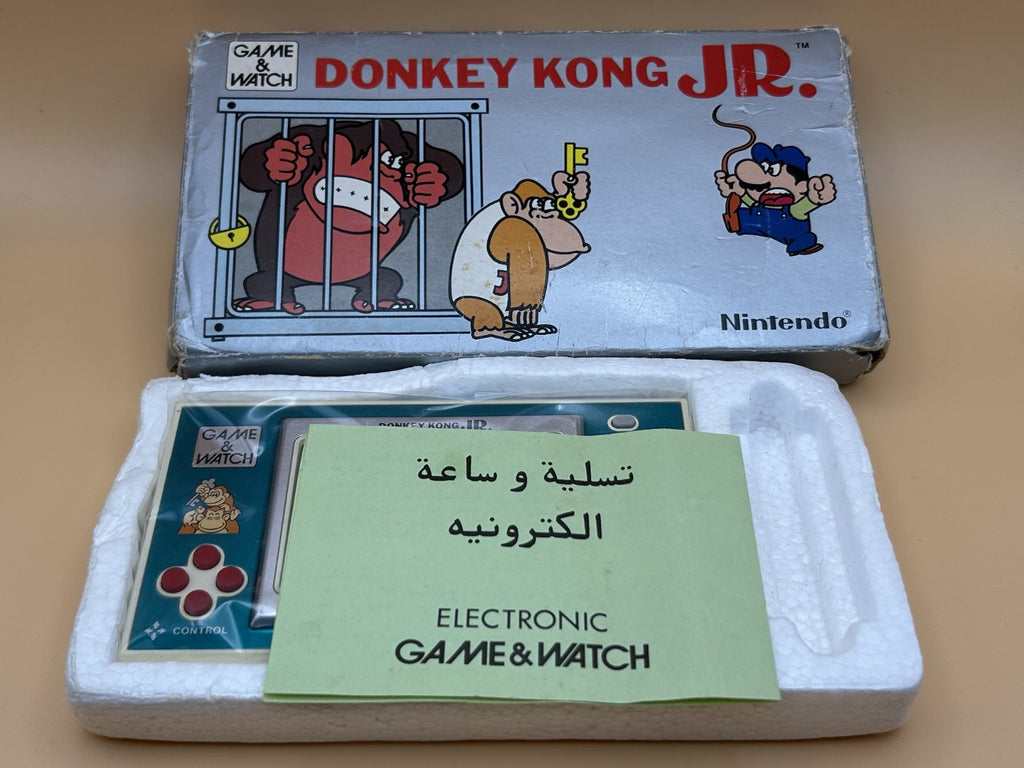Nintendo Game & Watch DONKEY KONG JR.  DJ-101 1982 with Arabic Manual
